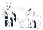  2017 anthro big_ears breasts doomghost elephant elf female feral hair humanoid long_hair male mammal muscular muscular_male nude riding size_difference staff 
