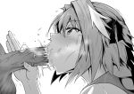  :&gt;= astolfo_(fate) blush braid cum cum_bubble cum_in_mouth erection fate/apocrypha fate/grand_order fate_(series) fellatio from_side greyscale hair_ribbon handjob heavy_breathing highres monochrome multiple_boys oral otoko_no_ko penis piku0piku ribbon simple_background sweatdrop testicles textless uncensored veins veiny_penis white_background yaoi 