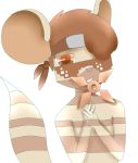  ambiguous_gender anthro bandanna eyewear furret hair long_hair love_and_peace_simboly mammal mouse newgabo ninja_star nintendo orange_eyes pok&eacute;mon pok&eacute;mon_(species) rat rodent simple_background sunglasses tfm transformice video_games violletey white_background 