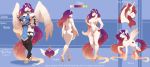 animal_genitalia animal_penis anthro balls breasts clothing cutie_mark dickgirl equine equine_penis feathered_wings feathers flaccid fleet-foot horn intersex mammal model_sheet my_little_pony nude penis winged_unicorn wings 