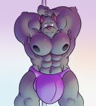  a0nmaster a0nsecretroom abs barazoku big_(disambiguation) bulge canine dancing food hyper male male/male mammal muscular nipples pecs pole pole_dancing waffle_(character) wolf 