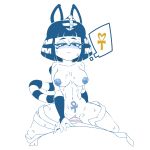  &lt;3 2018 4_fingers animal_crossing ankha anthro bedroom_eyes blush breasts cat cowgirl_position digital_media_(artwork) duo egyptian faceless_male feline female hair half-closed_eyes hi_res m0n1e male male/female mammal monochrome navel nintendo nipples on_top penis pussy seductive sex short_hair simple_background stripped_hair stripped_tail sweat tattoo video_games 