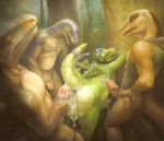  anthro balls cum cum_in_ass cum_inside cumshot dragon ejaculation erection group group_sex klongi lizard male male/male masturbation nude orgasm penile_masturbation penis reptile scalie sex uncut 