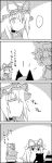  4koma animal_ears bow cat_ears chen choker comic commentary_request dress greyscale hair_bow hat hat_ribbon highres long_hair looking_at_another mob_cap monochrome out_of_frame ribbon searching short_sleeves smelling smile stuffed_animal stuffed_toy tani_takeshi teddy_bear touhou translation_request yakumo_ran yakumo_yukari yukkuri_shiteitte_ne |_| 