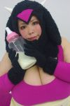  1girl asian breasts cosplay fat huge_breasts luu_(cosplayer) miltank miltank_(cosplay) photo pokemon solo 