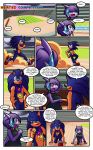  absurd_res anthro aquatic_dragon comic crossover dialogue dragon dreamcastzx1 duo english_text female freedom_planet hedgehog hi_res hybrid male mammal sash_lilac sonic_(series) sonic_the_hedgehog text video_games 
