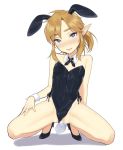  animal_ears ass bangs bare_legs bare_shoulders black_leotard blue_eyes blush bunny_day bunny_ears bunny_tail bunnysuit covered_navel cum cum_in_ass detached_collar drawstring earrings elf erection erection_under_clothes eyebrows_visible_through_hair full_body head_tilt heart heart-shaped_pupils high_heels jewelry leotard light_brown_hair link looking_at_viewer male_focus medium_hair meimone nose_blush otoko_no_ko parted_lips pointy_ears ponytail sidelocks smile solo spread_legs squatting strapless strapless_leotard sweat symbol-shaped_pupils tail the_legend_of_zelda wavy_mouth white_background wrist_cuffs yaoi 