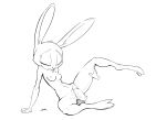  anthro black_and_white blush breasts chest_tuft disembodied_hand disembodied_penis disney duo eyes_closed female female_focus judy_hopps lagomorph leg_grab line_art long_ears looking_pleasured male male/female mammal monochrome nipples nude one_leg_up open_mouth penis pubes pussyjob qrog rabbit reclining simple_background solo_focus tuft vein veiny_penis white_background zootopia 