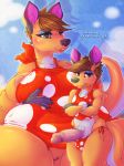  ... 2018 absurd_res age_difference animal_crossing anthro brown_hair carrie_(animal_crossing) clothed clothing crossed_arms dialogue digital_media_(artwork) dimwitdog duo embarrassed english_text eyelashes eyeshadow female hair hi_res humanoid_penis kangaroo makeup male mammal marsupial mother mother_and_son nintendo parent penis pussy short_hair son text video_games young younger_male 