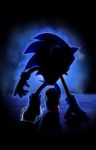  2018 anthro clothing eulipotyphlan footwear gloves hedgehog hi_res lixes_(artist) male mammal silhouette solo sonic_(series) sonic_the_hedgehog video_games 
