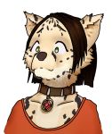 choker feline female girly_armor mammal serval young 