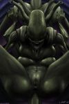  2017 69_position abs alien alien_(franchise) alien_girl alternate_version_at_source anus ass_up bald big_breasts big_butt black_skin black_tail breast_squish breasts breasts_frottage butt claws duo eyeless female female/female green_skin hi_res holding_butt licking looking_at_viewer lying muscular nails navel nihilophant not_furry nude on_back open_mouth oral presenting pussy raised_tail seductive sex shiny_skin smile spread_legs spreading teeth text tongue tongue_out wide_hips xenomorph 