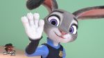  3d_(artwork) anthro blender_(disambiguation) clothed clothing digital_media_(artwork) disney female hi_res judy_hopps lagomorph mammal nocturnalfuzz purple_eyes rabbit solo zootopia 