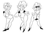  anthro beep_beep_ima_sheep_tomska black_and_white caprine clothing dancing leggy_lamb mammal minus8 monochrome sheep 