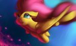  2018 absurd_res auroriia cute edit equine eyelashes feathered_wings feathers female feral floppy_ears fluttershy_(mlp) flying friendship_is_magic hair hi_res hooves long_hair looking_up mammal my_little_pony nude open_mouth open_smile outside pegasus pink_hair portrait raining sky smile solo teal_eyes tongue water wings yellow_feathers 