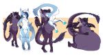  avian belly big_belly crysta_(toaofspace) dragon feathered_dragon feathers feline female gem infinitesimal kay_(toaofspace) lynx mammal sequence vore 