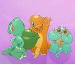  2018 argon_vile balls blush bulbasaur charmander digital_media_(artwork) foreskin group humanoid_penis kneeling long_foreskin looking_at_viewer male nintendo nude open_mouth open_smile penis pok&eacute;mon pok&eacute;mon_(species) shell shy smile squirtle standing take_your_pick text uncut unretracted_foreskin video_games waving 