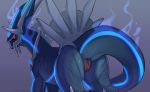  2018 animal_genitalia anus cloaca dialga female feral legendary_pok&eacute;mon looking_at_viewer looking_back nintendo pok&eacute;mon pok&eacute;mon_(species) qwertydragon red_eyes solo video_games 