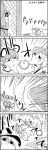  animal_ears arms_up ball basket bow bucket carrying comic commentary_request emphasis_lines goal goalkeeper greyscale hair_bobbles hair_ornament hat hat_bow highres hijiri_byakuren kicking kirisame_marisa kisume long_hair monochrome mouse_ears mouse_tail multicolored_hair nazrin shaded_face short_hair soccer soccer_ball speed_lines tail tani_takeshi touhou translation_request twintails two-tone_hair witch_hat yukkuri_shiteitte_ne 