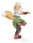  anthro butt_pose canine clothing fox fox_mccloud male mammal nintendo star_fox video_games yellowhellion 