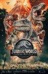  2018 ambiguous_gender blue_(jurassic_world) brachiosaurus carnotaurus claws dinosaur feral group jurassic_park jurassic_world lava looking_at_viewer official_art open_mouth poster raptor rexy_(jurassic_world) sauropod solo stegosaurus stygimoloch teeth theropod volcano 