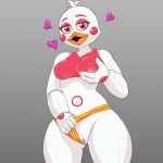  2018 animatronic breasts female five_nights_at_freddy&#039;s freddy_fazbear&#039;s_pizzeria_simulator funtime_chica_(fnaf) machine nipples pussy robot video_games 