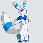  2016 anthro blush clothed clothing eeveelution exposed exposing female fur lighty lingerie looking_at_viewer mammal nintendo nude panties pok&eacute;mon pok&eacute;mon_(species) proteus pussy simple_background temporal umbreon underwear undressing video_games white_background 