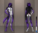  2017 blue_eyes collar color_swatch eliana-asato fur male model_sheet multicolored_fur nude purple_fur shepherd simple_background solo standing 