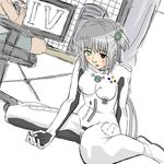  breasts console controller heterochromia microsoft personification silver_hair xbox xbox-tan xbox_360 xbox_360-tan 