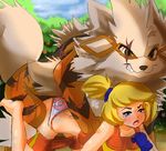  arcanine battle_girl crush_girl nintendo npc_trainer pokemon 