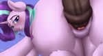  &lt;3 2018 anatomically_correct anatomically_correct_pussy animal_genitalia animal_penis animal_pussy bedroom_eyes blue_background blush butt clitoral_winking clitoris close-up cutie_mark disembodied_penis duo english_text equine equine_penis equine_pussy erection eyebrows eyelashes female feral feral_on_feral friendship_is_magic from_behind_position grin hair half-closed_eyes hi_res horn looking_at_viewer looking_back male male/female male_penetrating mammal medial_ring moan multicolored_hair my_little_pony nude patreon penetration penis purple_eyes purple_hair pussy pussy_juice rear_view seductive sex signature simple_background smile solo_focus stargazer starlight_glimmer_(mlp) teeth text two_tone_hair unicorn url vaginal vaginal_penetration watermark 