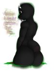  alien alpha_channel amputated_tail anthro butt dialogue digital_media_(artwork) english_text geno28_(artist) gieeg looking_at_viewer male nude pinup pose signature simple_background smile solo text transparent_background 
