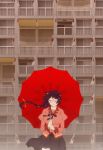  bakemonogatari hanekawa_tsubasa kizumonogatari megane morioka_hideyuki seifuku umbrella 