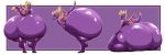  2018 absurd_res anthro ass_up big_butt butt dragon girly hi_res horn huge_butt hyper hyper_butt looking_at_viewer male membranous_wings multiple_images oppaioppaioppai purple_scales scales scalie solo spyro spyro_the_dragon thick_thighs video_games wide_hips wings 