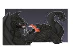  black_scales cum dragon erection feral how_to_train_your_dragon male night_fury orgasm penis redponei scales zephyr 