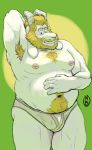  5_fingers anthro armpit_hair asgore_dreemurr beard belly better_version_at_source biceps blonde_hair body_hair boss_monster briefs bulge butt caprine chest_hair clothed clothing facial_hair fur goat hair happy_trail male mammal moobs musclegut muscular muscular_male nipples overweight overweight_male pose simple_background solo stomach_hair themaykubear tighty_whities topless undertale underwear video_games white_fur 