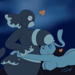  &lt;3 2018 anthro areola belly big_areola big_breasts big_butt boob_hat breasts butt cosmicscourge duo female hug huge_breasts huge_hips huge_nipples legendary_pok&eacute;mon love lumineon nintendo not_furry phione pok&eacute;mon pok&eacute;mon_(species) slightly_chubby smile thick_thighs underwater video_games voluptuous water wide_hips 