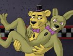  2018 anthro bear bow_tie digital_media_(artwork) duo feet five_nights_at_freddy&#039;s fur lagomorph male male/male mammal rabbit sirbossy1 video_games 