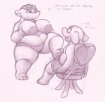  &lt;3 2018 3_toes 4_fingers animal_crossing anthro anthro_on_anthro areola barefoot bedroom_eyes belly big_areola big_breasts biped blush boxer_briefs breast_grab breast_squeeze breasts bulge camel_toe chair clothed clothed_sex clothing deep_navel dialogue digital_drawing_(artwork) digital_media_(artwork) dirty_talk dizzy_(animal_crossing) duo ears_back elephant english_text erection erection_under_clothes eye_contact eyelashes eyeshadow female flirting foot_fetish footjob full-length_portrait fupa guide_lines hair half-closed_eyes hand_on_breast holding_breast hooved_fingers hooves huge_breasts looking_at_another looking_at_partner makeup male male/female mammal monochrome moobs navel nervous nintendo nipples on_chair on_one_leg opal_(animal_crossing) overweight overweight_female overweight_male panties pink_and_white pink_background plantigrade porn_dialogue portrait presenting presenting_breasts puffy_areola puffy_nipples raised_leg romantic_couple rubbing saltypantz seductive sex short_hair shy simple_background sitting smile standing stuttering text thick_thighs toes topless trunk underwear video_games 