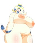  2018 absurd_res animal_crossing animate_inanimate anthro anthrofied belly big_breasts biped blue_eyes blue_hooves blue_markings blue_skin blue_tail blush braffy breasts digital_drawing_(artwork) digital_media_(artwork) elephant eyelashes female front_view fupa half-length_portrait hi_res hooves huge_breasts japanese looking_down low-angle_view mammal markings multicolored_skin navel nintendo nipples nude obese obese_female overweight overweight_female pink_nipples portrait puffy_nipples pussy shadow shiny simple_background smile solo standing tail_tuft teapot thick_thighs tia_(animal_crossing) trunk tuft two_tone_tail video_games white_background white_pussy white_skin white_tail wide_hips yellow_skin 