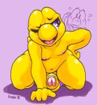  2018 balls bedroom_eyes belly big_penis digital_media_(artwork) eyelashes fluffyfrumples girly half-closed_eyes hand_on_hip humanoid_penis kneeling koopa leaning leaning_forward long_eyelashes looking_back love_handles male mario_bros moobs nintendo nipples one_eye_closed open_mouth open_smile partially_retracted_foreskin penis presenting purple_eyes scales scalie seductive slightly_chubby smile solo thick_thighs uncut video_games wink yellow_scales 