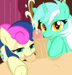  2017 amber_eyes ball_suck balls bedroom_eyes bestiality bonbon_(mlp) color_edit colored cum cumshot cute cutie_mark deserter_(artist) duo_focus earth_pony edit ejaculation equine eyelashes faceless_male female feral foreskin foreskin_pull friendship_is_magic green_hair group group_sex hair half-closed_eyes hooves horn horse human human_on_feral humanoid_penis inside interspecies looking_at_viewer lying lyra_heartstrings_(mlp) male male/female mammal multicolored_hair my_little_pony on_back oral orgasm penis pony saliva seductive sex smile stoic5 sucking teal_eyes threesome two_tone_hair uncut underhoof unicorn 