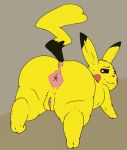 anus bedroom_eyes big_butt butt cleft_tail eproc_the_philius female feral fur half-closed_eyes looking_at_viewer looking_back nintendo pikachu plump_labia pok&eacute;mon pok&eacute;mon_(species) presenting presenting_anus presenting_hindquarters presenting_pussy pussy rear_view seductive smile solo video_games yellow_fur 