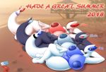  anthro areola bds_charmeleon beach belly big_areolas big_breasts breasts clitoris cute digital_media_(artwork) female friends full_body group heavy huge_breasts legendary_pok&eacute;mon lucy lugia lying nintendo nipples nude overweight pok&eacute;mon pok&eacute;mon_(species) pussy relaxing seaside shadie shadow_lugia shadow_pok&eacute;mon shiny shiny_pok&eacute;mon slightly_chubby video_games voluptuous 
