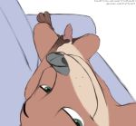  animal_genitalia animal_penis canine canine_penis disney erection fluffytuft fox fur green_eyes knot male mammal masturbation nick_wilde orange_fur penis seductive selfie smile solo stroking tan_fur zootopia 