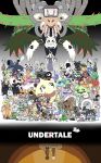  absolutely_everyone animated_skeleton asriel_dreemurr asriel_dreemurr_(god_form) bone boss_monster caprine flora_fauna group human humanoid mammal muffet napstablook plant poster protagonist_(undertale) sans_(undertale) skeleton square_crossover tagme toriel undead undertale undyne video_games 