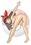  anus ass blush breasts censored haruka_(pokemon) highres may nintendo nude pokemon pussy smile 
