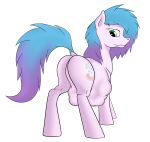  2018 all_fours belly big_belly crossed_legs cutie_mark digital_media_(artwork) equine female feral from_behind_(disambiguation) group hair happy hi_res horse looking_back mammal mane my_little_pony nude pinup pony pose raised_tail rubiont-47 simple_background smile solo spread_legs spreading standing struggles toony vore 