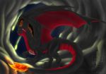  cave dragon draukel fire gabriel1393 painting scalie signature spike_(disambiguation) 