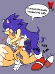  age_difference balls big_veins cute deep_throat forced forced_oral huge_dick male male/male miles_prower oral penis sex sonic_(series) sonic_the_hedgehog stand_fucking taillove_(artist) 